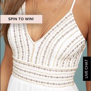 White XL Maxi Lulus Boutique Retails $94 $50